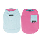pet Fall Winter dog Maltese Small Dogs Color Block Cotton Jacket Vest Warm