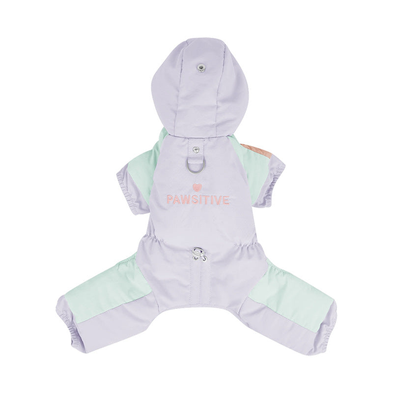pet One Piece Cotton Jacket Fashion Thickened Warm Windproof Small to Medium Dogs Winter