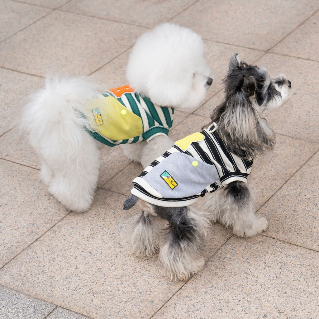 Cross-border new arrival amazon korean pet clothes fashiontrendy puppy clothes summer thin breathable t-shirt