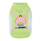 Backpack Print Dog & Cat Vest T-Shirt | Spring Summer Pet Clothing for Small Breeds
