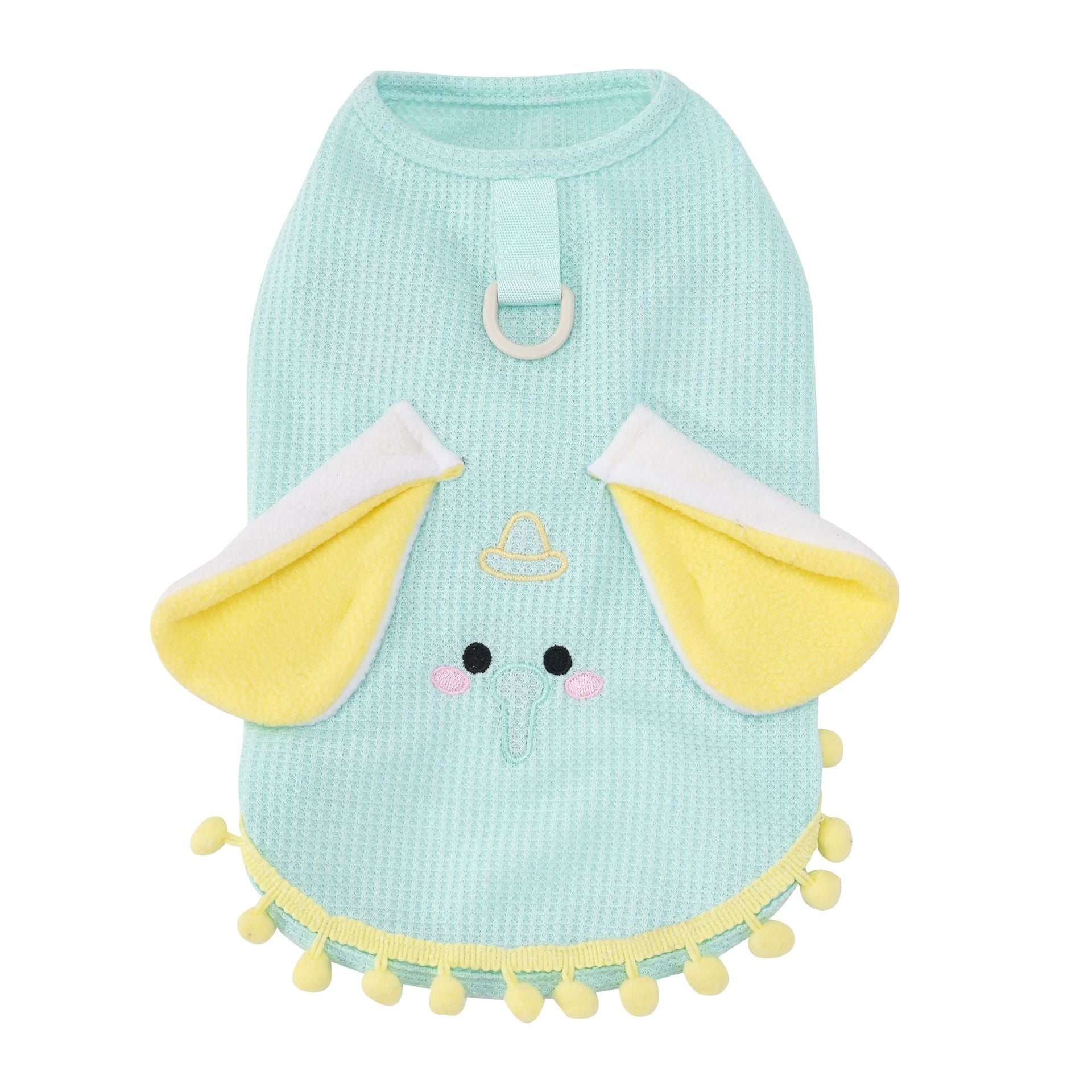 Pet clothes dog cat clothes breathable pet clothing spring and summer new pet vest 26 little elephant vest