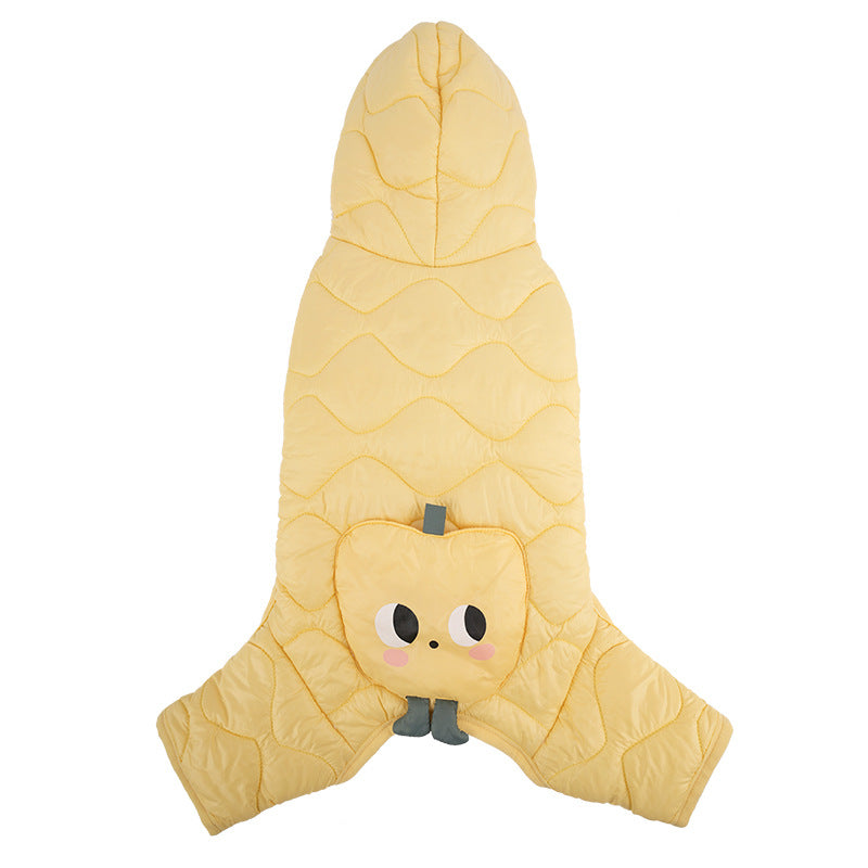 dog Four Leg Cartoon Outdoor Windproof Teddy Bichon Small Dogs dog Clothes Wholesale