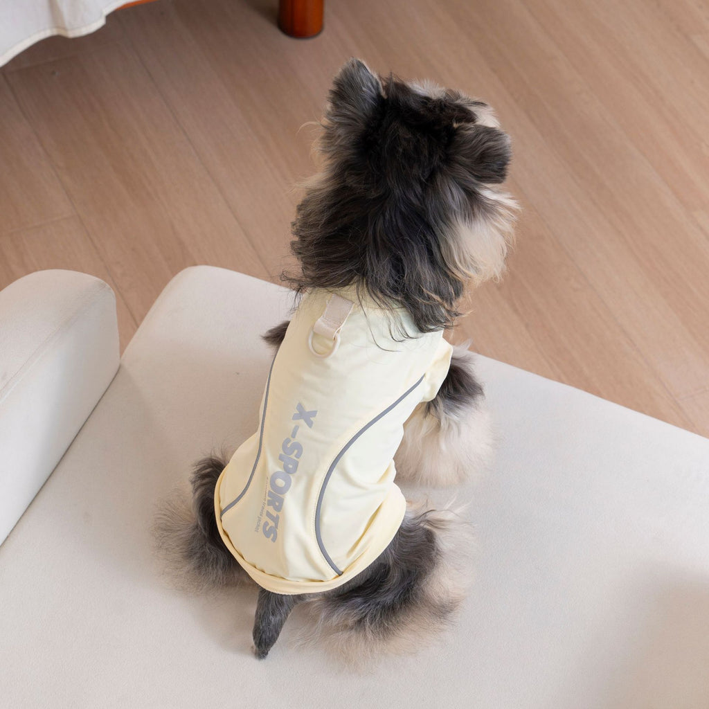 Pet clothes dog clothes pet apparel spring/summer new reflective pet t-shirt luminous 26 reflective sports t-shirt