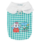 Pet clothes dog cat clothes pet apparel spring summer new pet vest 26 bow plaid t-shirt