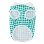 Pet clothes dog cat clothes pet apparel spring summer new pet vest 26 bow plaid t-shirt