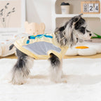 Pet clothes dog clothes cat pet clothing spring and summer new pet vest t-shirt 26 backpack printed t-shirt
