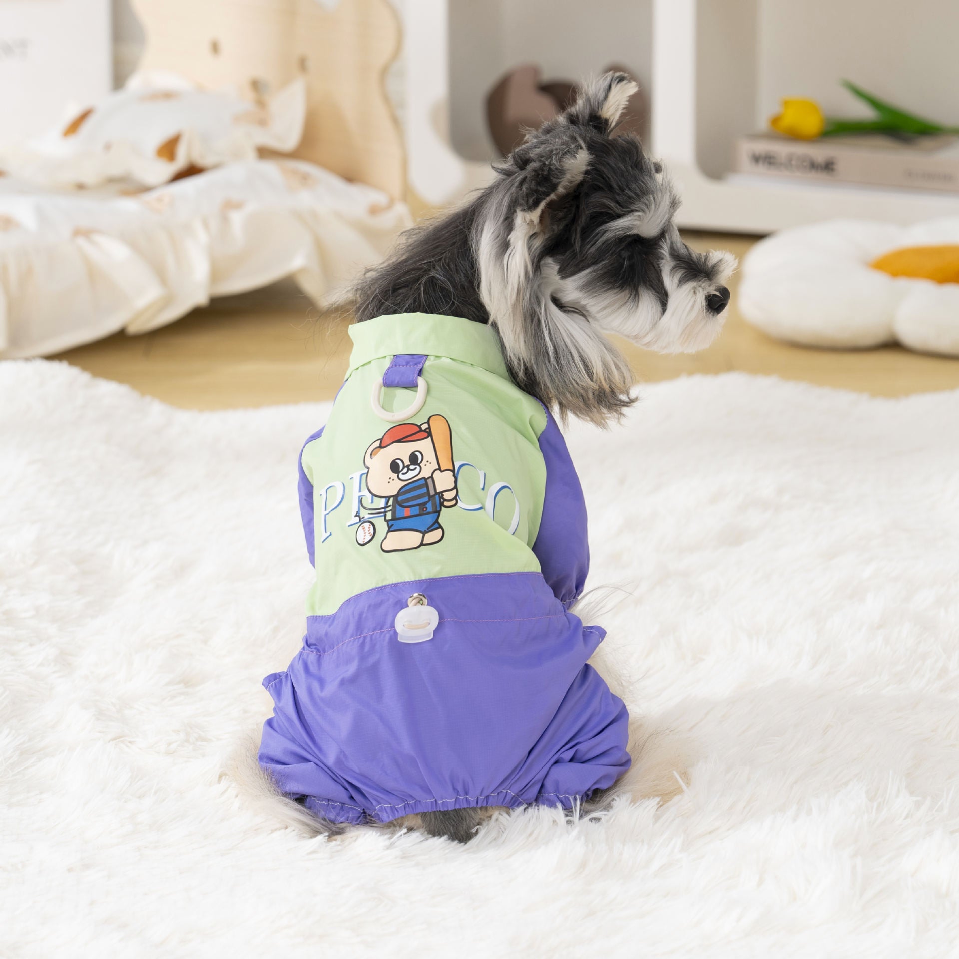 Pet clothing waterproof pet clothing cat dog clothing four-legged clothing spring and summer new arrival 26 baseball bear four-legged
