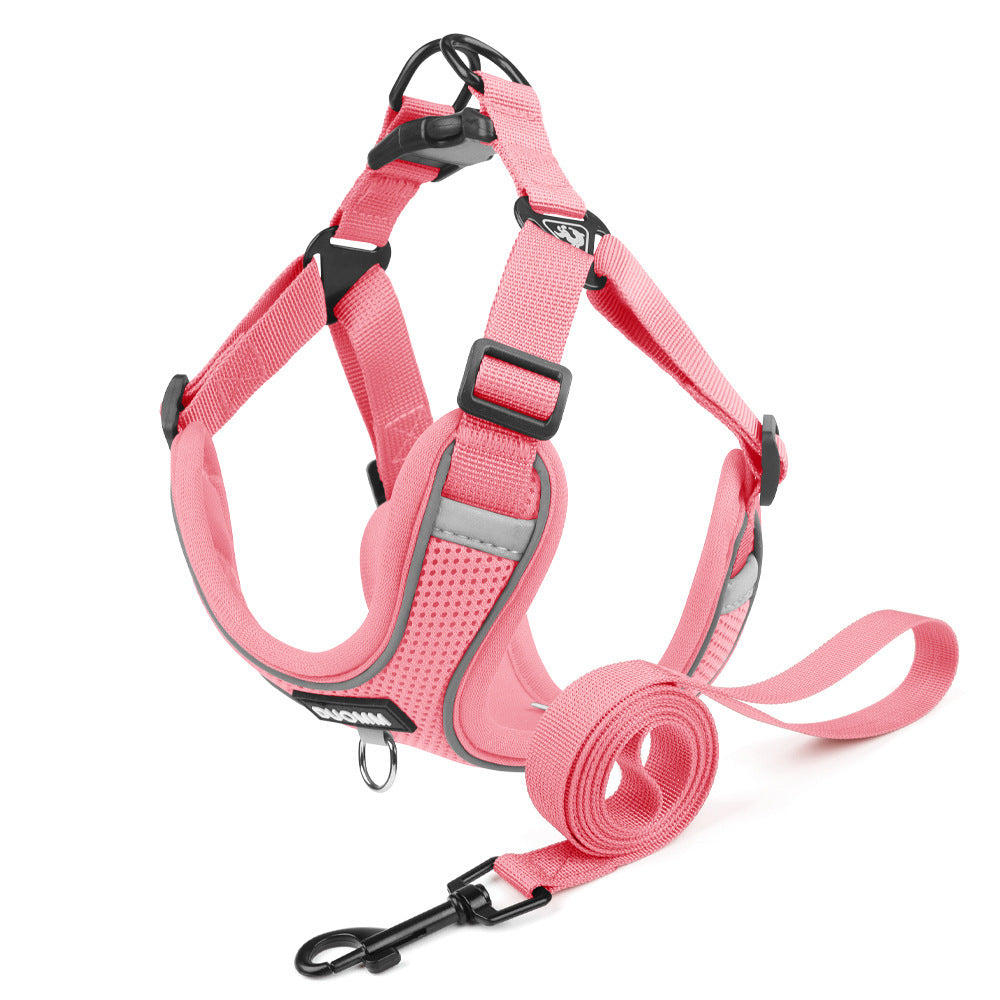 pet Leash Outdoor Corgi Harness French Bulldog dog Harness Vest Breathable Walking