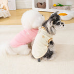 Pet clothes dog clothes pet apparel t-shirt spring/summer new pet vest 26 bear head embroidered t-shirt
