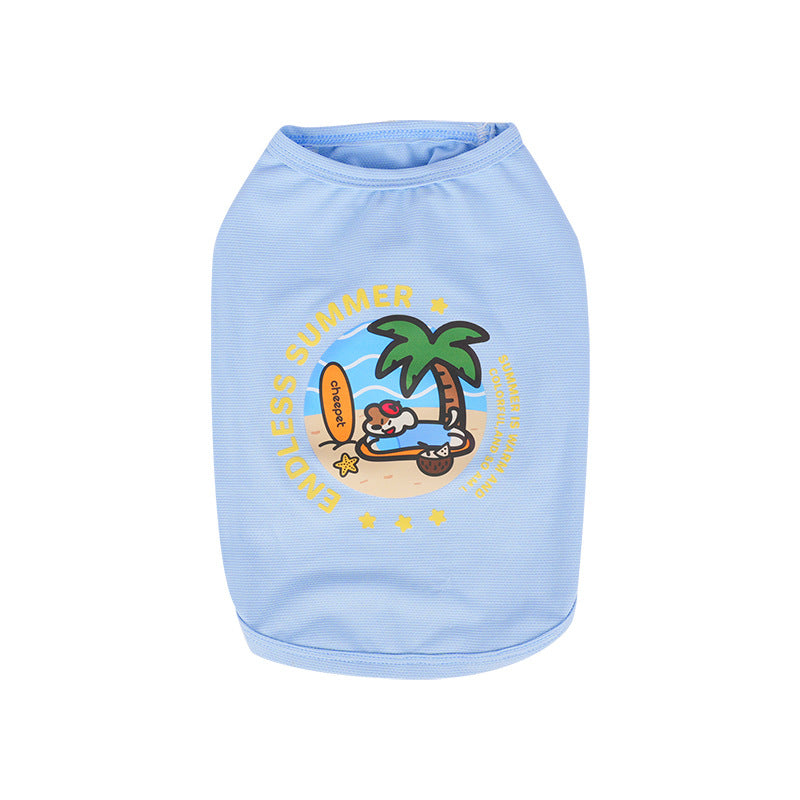 Factory Wholesale Fun Spring Summer New pet Clothes dog Cool Touch Vest