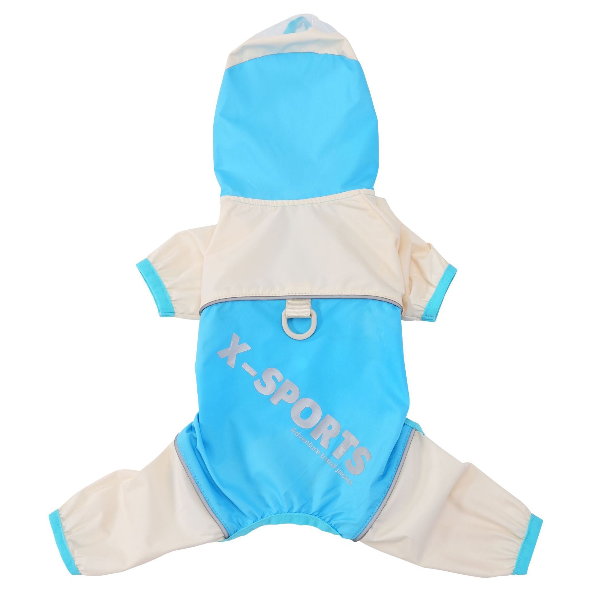 Dog raincoat pet apparel - waterproof rain jacket for all seasons (spring, summer, autumn, winter) - teddy, bichon frise & other small breeds - 26 color block designs