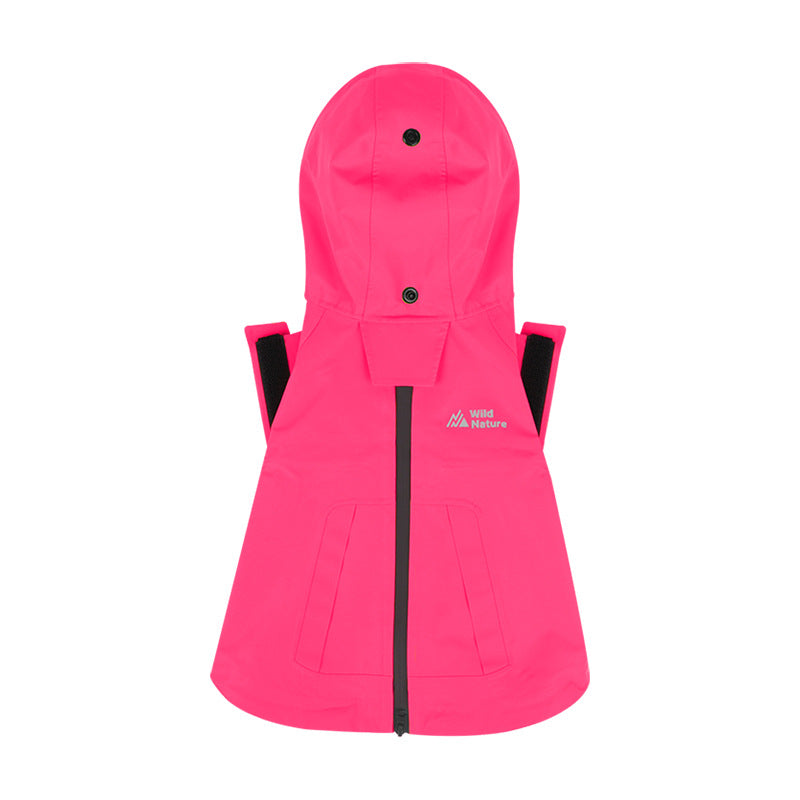 2025 pet Fashion Raincoat dog Clothes Waterproof Hooded Small to Medium Dogs Windbreaker pet Supplies Wholesale