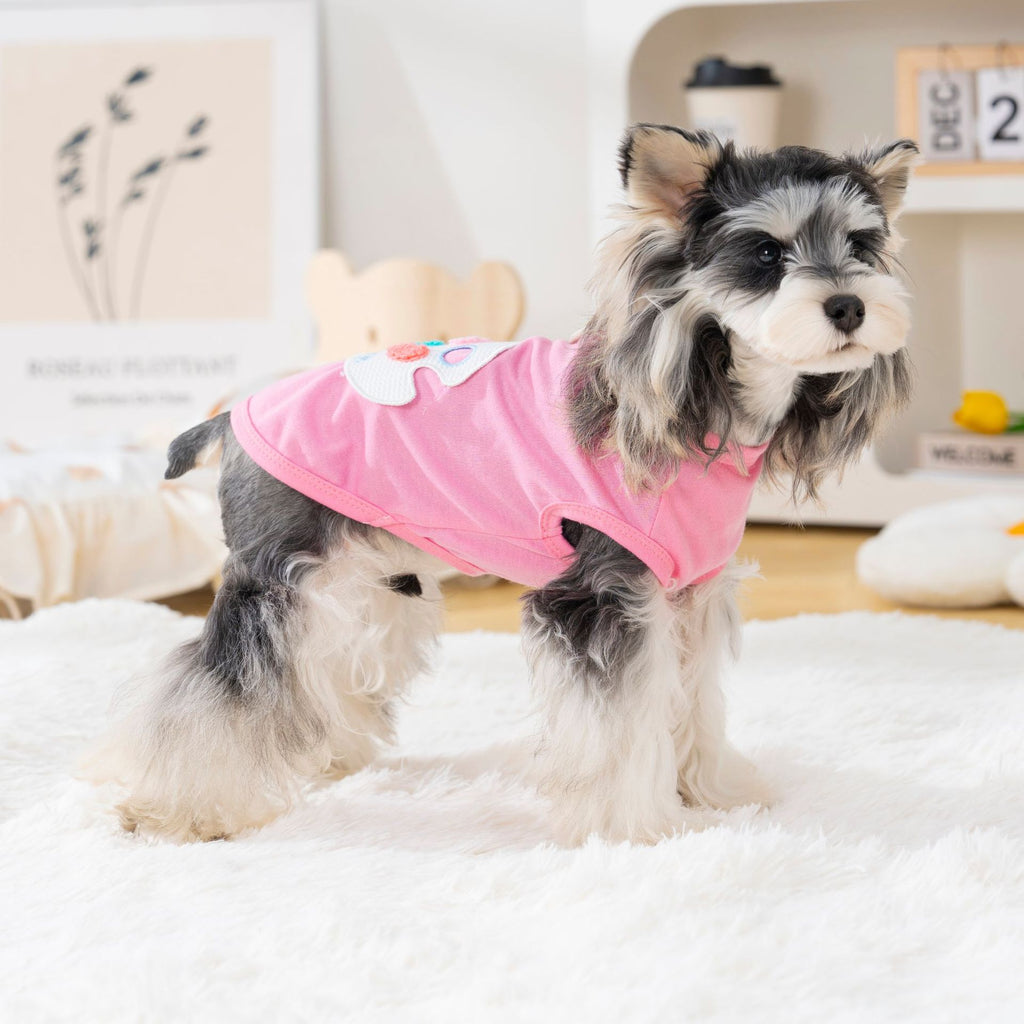 Dog vest cat clothes pet clothes cool clothes summer breathable t-shirt 26 color palette vest