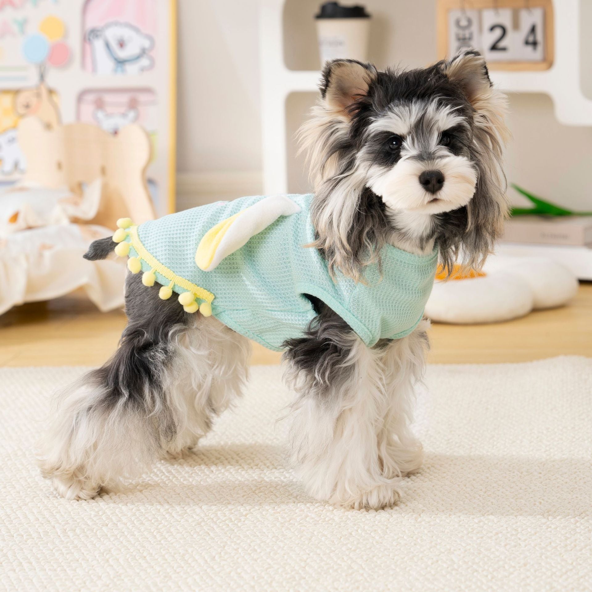 Pet clothes dog cat clothes breathable pet clothing spring and summer new pet vest 26 little elephant vest