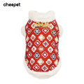 pet Winter Thickened Warm Clothing Medium dog Teddy Bichon dog Clothes