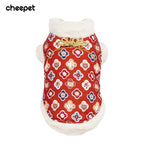pet Winter Thickened Warm Clothing Medium dog Teddy Bichon dog Clothes