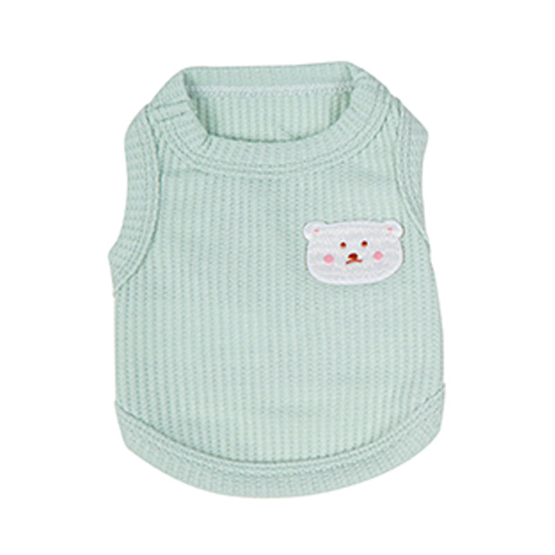 New pet Clothes Summer Teddy Bichon Small to Medium Dogs Lightweight Breathable dog Vest Wholesale