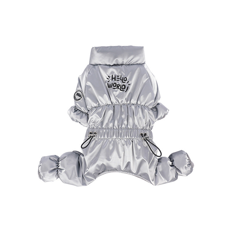 pet Fall Winter Cotton Jacket Schnauzer Bichon Four Leg Outdoor pet Clothes Wholesale