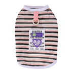 Pet clothes dog clothes pet apparel spring/summer new pet vest 26 korean style mesh striped vest