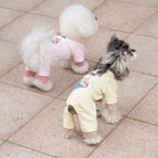 Pet apparel, dog clothes, four-legged outfit, korean style, new spring/summer collection, 26 ice cream print, four-legged design