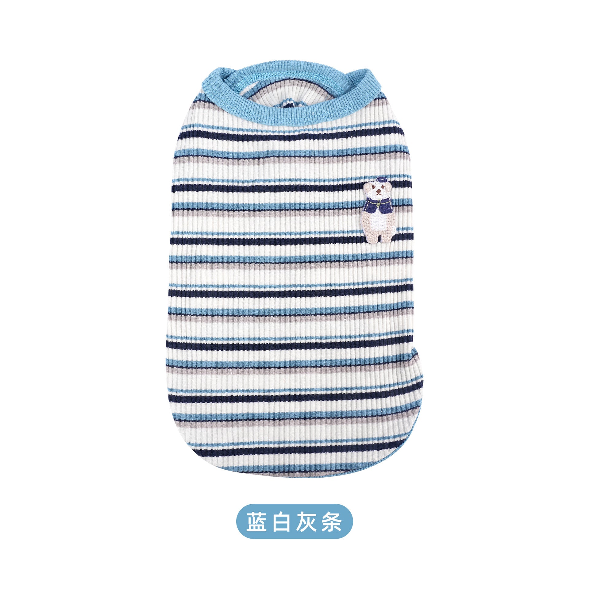 pet Spring Summer Striped Color Match Vest Teddy Schnauzer Bichon dog Clothes Wholesale