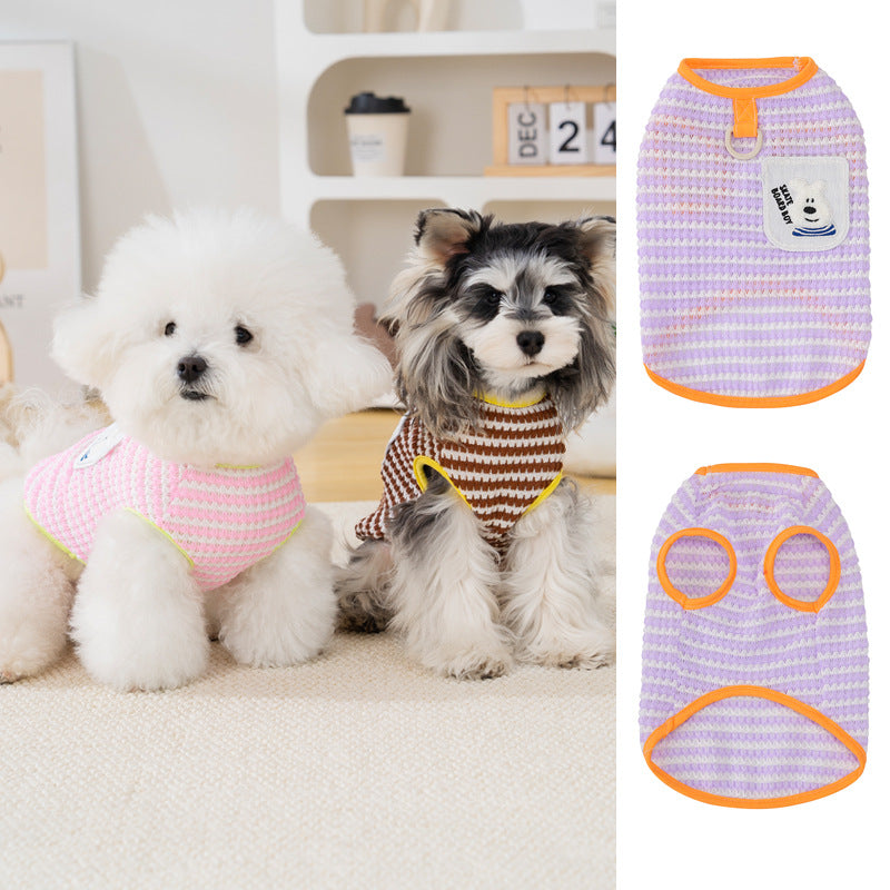Pet clothes dog cat clothes pet apparel spring/summer new pet vest 26 pocket dog vest