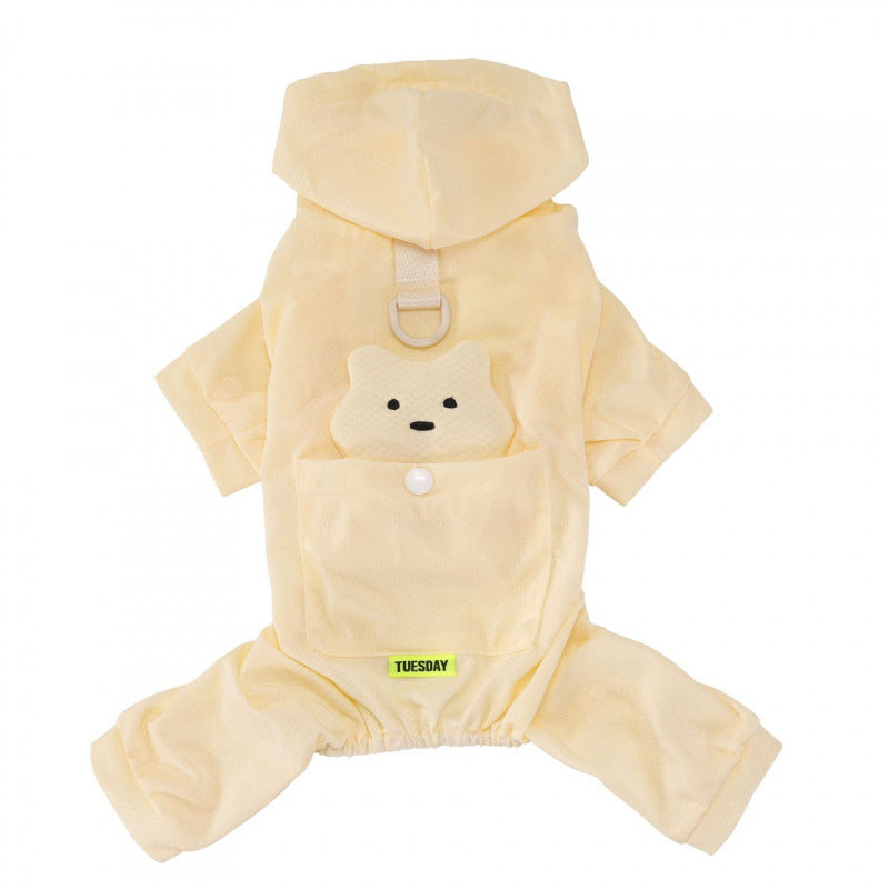 Dog cooling vest - summer anti-insect, four-legged, ice-feel sun protection, antibacterial pet cooling shirt - short sleeve