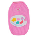 Dog vest cat clothes pet clothes cool clothes summer breathable t-shirt 26 color palette vest