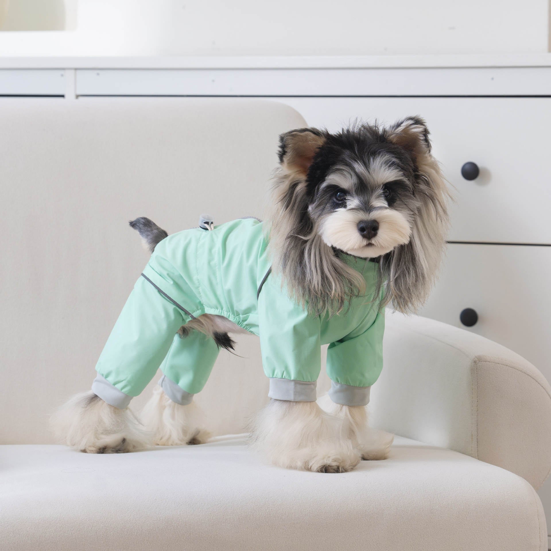 Pet apparel waterproof pet clothes dog clothes four-legged suit spring/summer new style 26 waterproof zipper four-legged