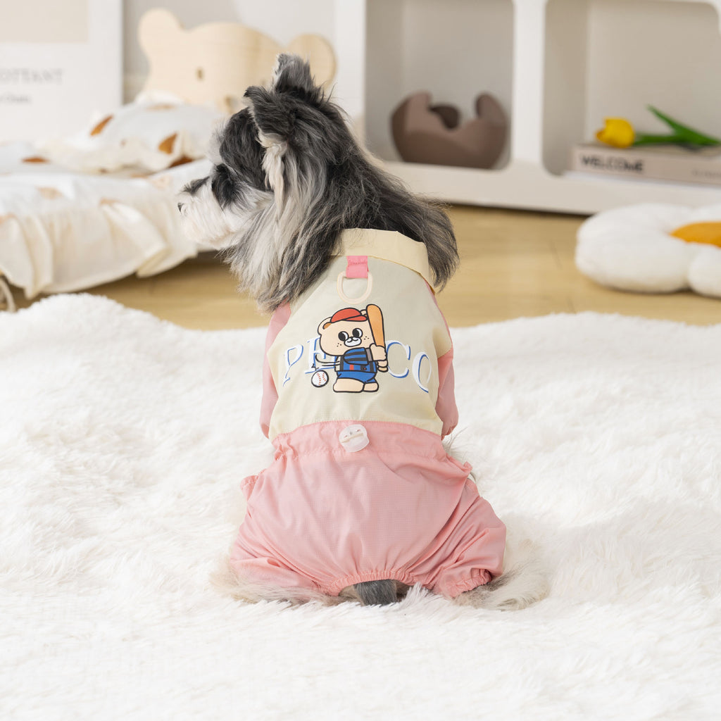 Pet clothing waterproof pet clothing cat dog clothing four-legged clothing spring and summer new arrival 26 baseball bear four-legged