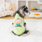 Backpack Print Dog & Cat Vest T-Shirt | Spring Summer Pet Clothing for Small Breeds