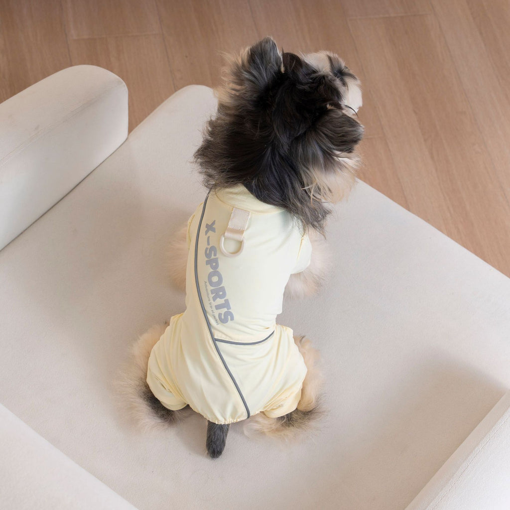 Pet clothes dog clothes pet apparel spring/summer new reflective four-legged 26 reflective print four-legged