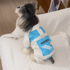 Spring and summer clothes, four-legged thin style, new style jacket, teddy schnauzer spring clothes, 26 cool wind flap pocket pants, four legs