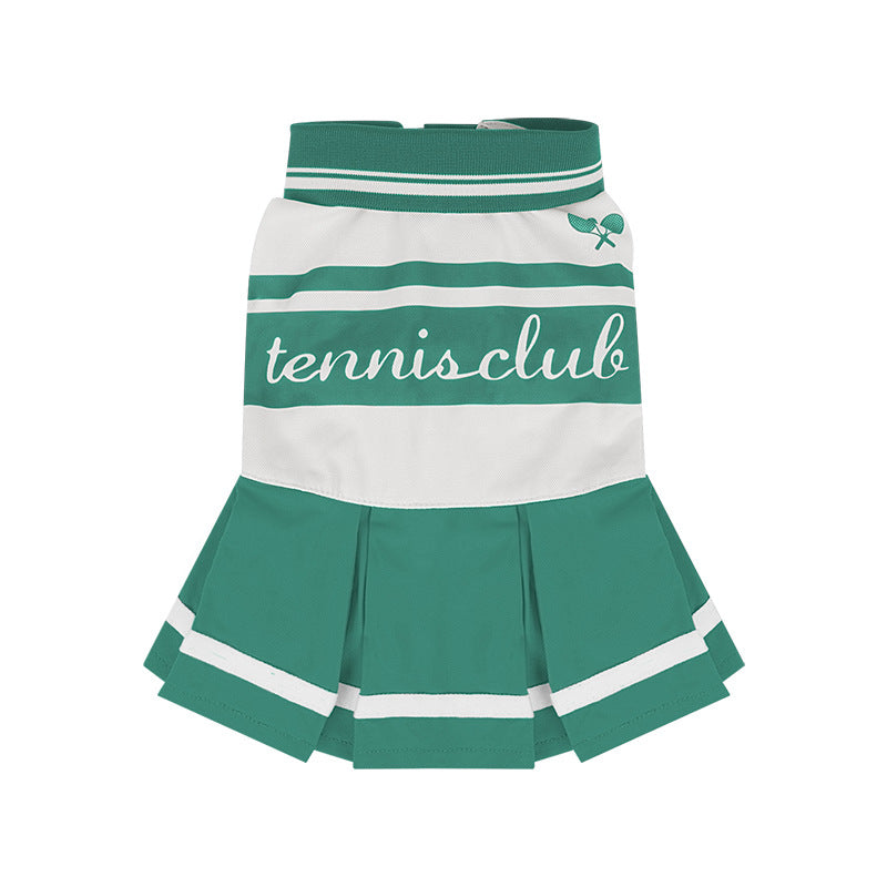 2026 Spring Summer New pet Clothes College Style dog Tennis Bichon Pomeranian Puppy Clothes Factory
