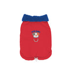 pet Fall Winter Solid Color Cotton Jacket Color Block Lapel Leash-friendly dog Versatile dog Clothes Wholesale