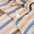 Pet clothes dog cat clothes breathable pet clothing spring and summer new pet 26 doll bear vertical stripe shirt