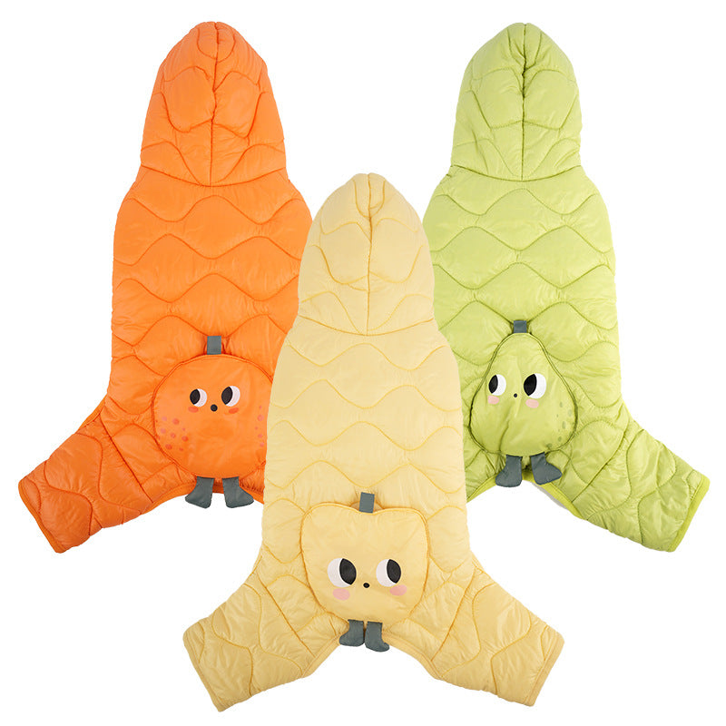 dog Four Leg Cartoon Outdoor Windproof Teddy Bichon Small Dogs dog Clothes Wholesale