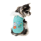 Pet clothes dog cat clothes pet apparel spring summer new pet vest 26 bow plaid t-shirt