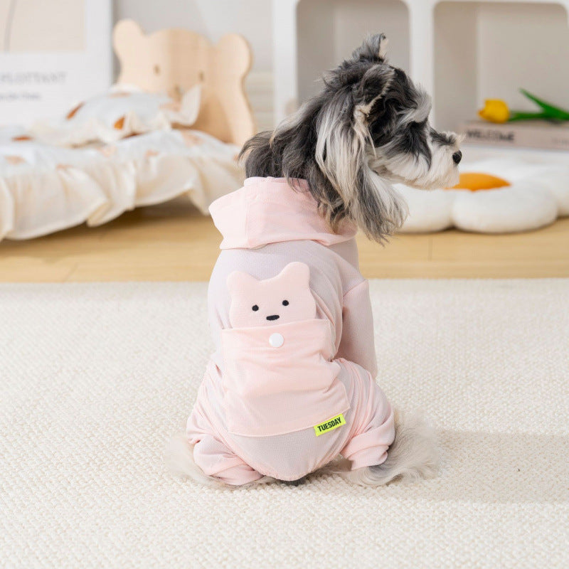 Dog cooling vest - summer anti-insect, four-legged, ice-feel sun protection, antibacterial pet cooling shirt - short sleeve