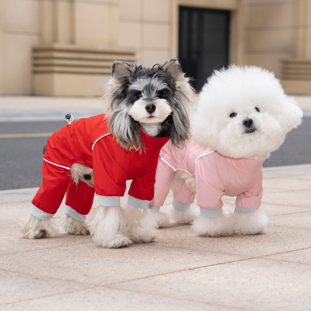 Pet apparel waterproof pet clothes dog clothes four-legged suit spring/summer new style 26 waterproof zipper four-legged