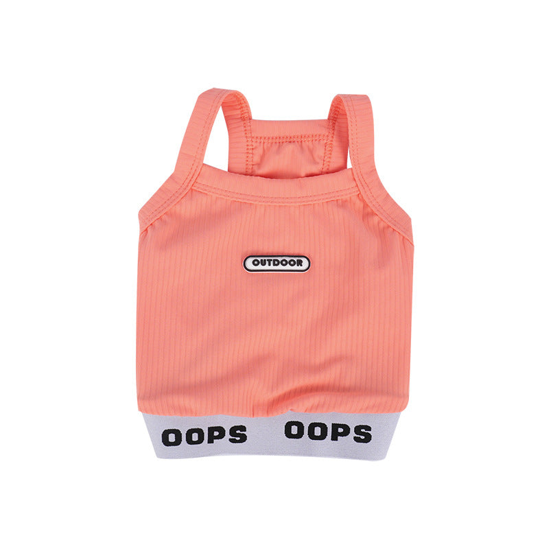 Striped Spring Summer Fashion Striped Vest Inner Wear Korean Style dog pet Clothes
