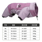 New Winter Waterproof Thickened Full-cover Large dog Four-leg Cotton Jacket