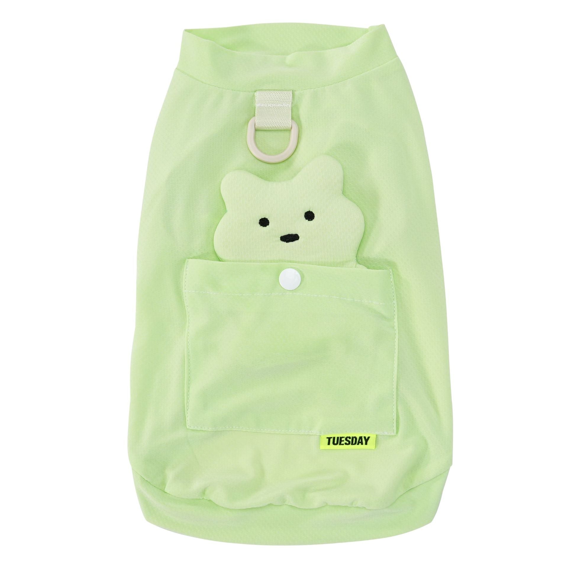 Ice Silk Sun Protection Dog T-Shirt | Lightweight Breathable 3D Bear Summer Pet Clothes
