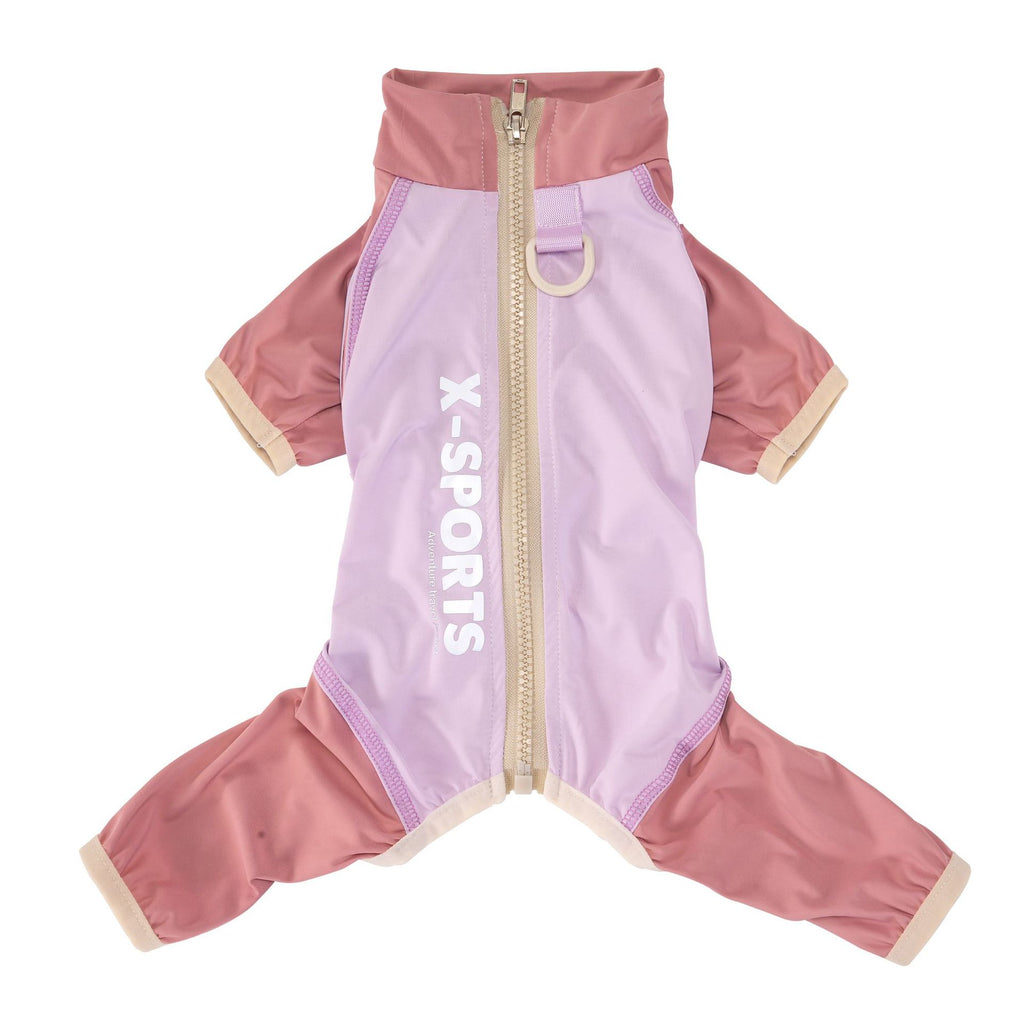 Pet apparel, dog clothes, four-legged outfit, korean style, new spring/summer collection, 26-zipper, cooling four-legged suit