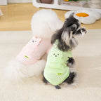 Ice silk lightweight sun protection dog clothes pet clothes cool clothes summer breathable 26 ice silk stereo bear t-shirt