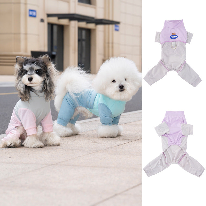 Pet apparel, pet clothes, dog clothes, four-legged outfit, spring/summer new arrivals, 26 styles, sporty mesh loungewear