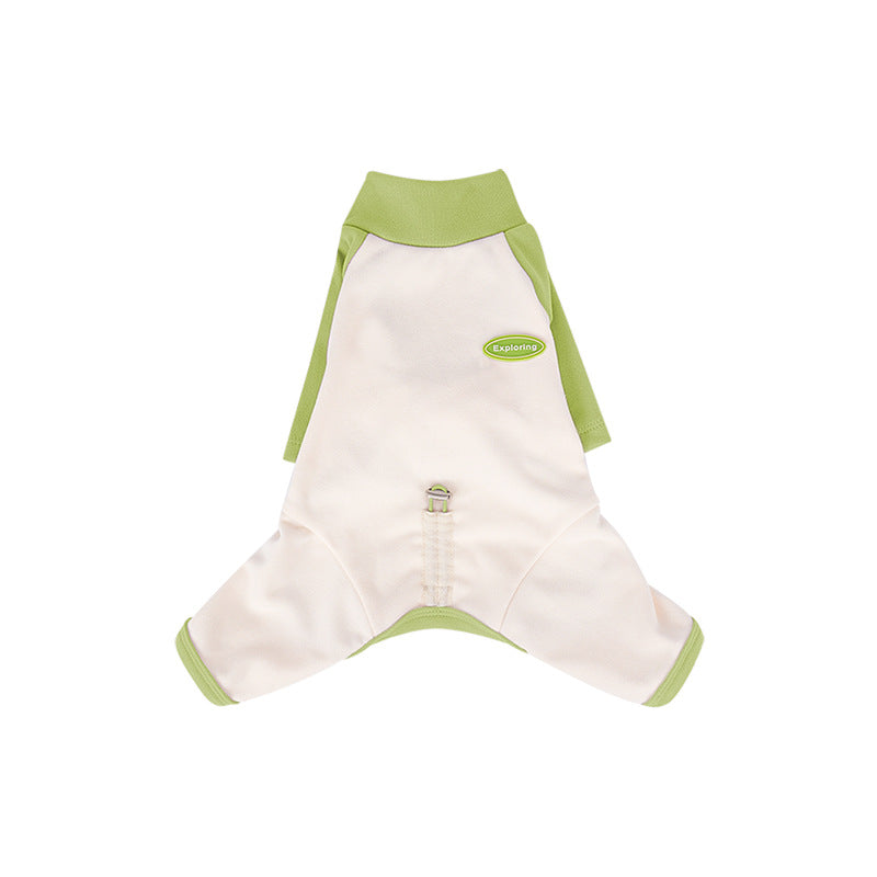 Fall Winter Inscolor Block Undershirt Warm Inner Wear Teddy Schnauzer