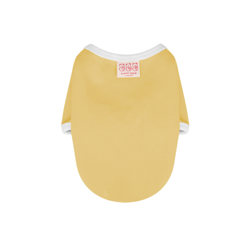 Factory Direct pet Fall Winter Undershirt Teddy Bichon Schnauzer Versatile Solid Color dog Clothes Wholesale