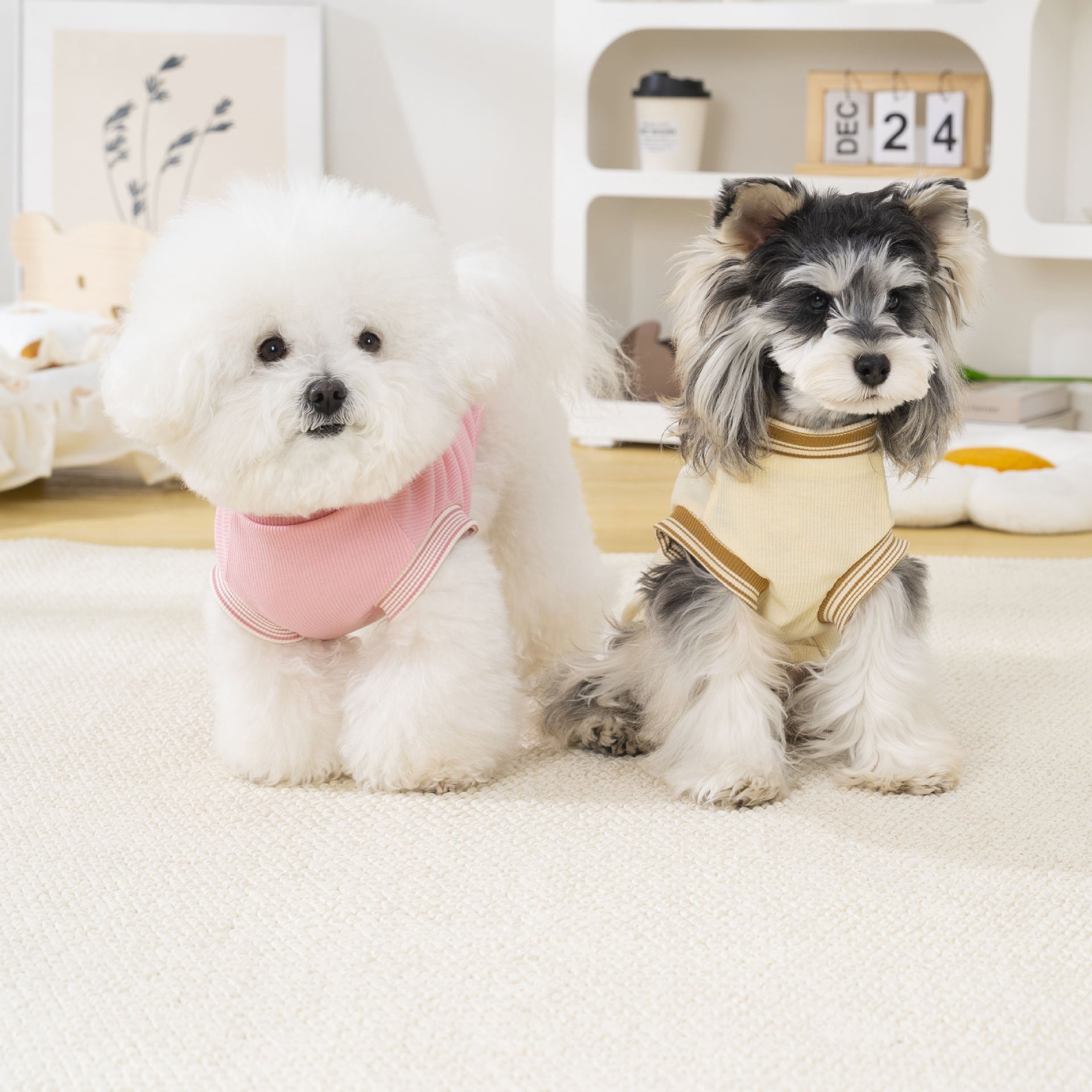 Pet clothes dog clothes pet apparel t-shirt spring/summer new pet vest 26 bear head embroidered t-shirt
