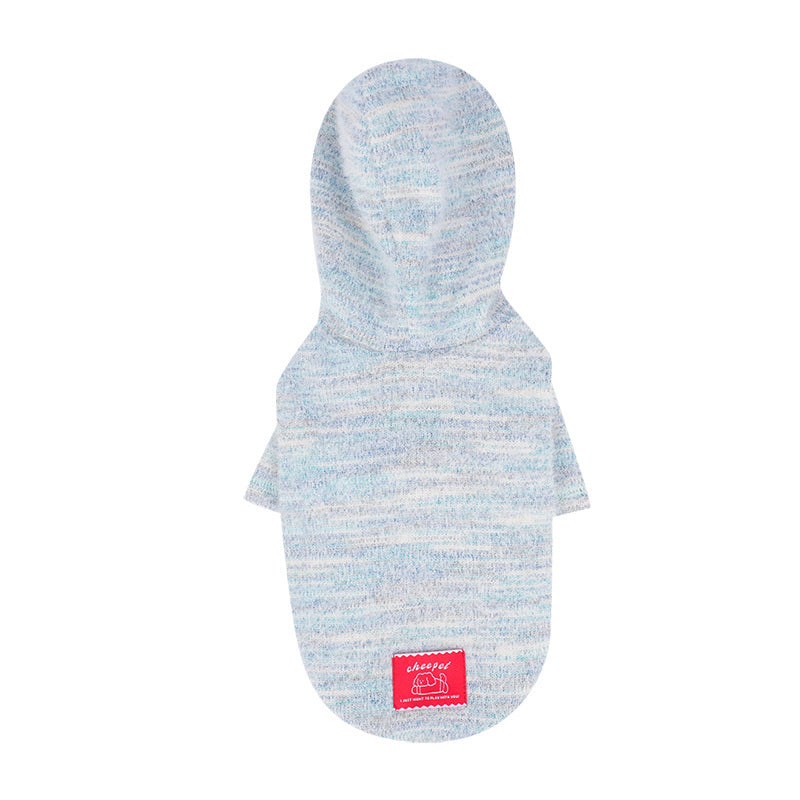pet Clothes Fun Fall Winter dog Hoodie Hooded Two Leg Fleece Teddy Schnauzer Small to Medium Dogs